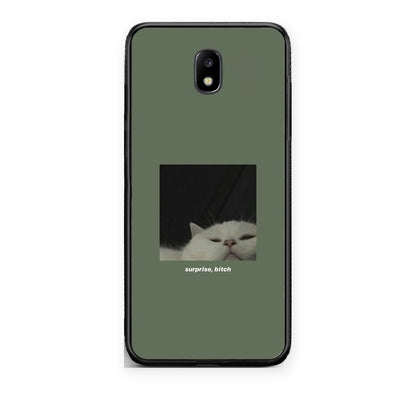 Θήκη Samsung Galaxy J5 2017 Bitch Surprise από τη Smartfits με σχέδιο στο πίσω μέρος και μαύρο περίβλημα | Samsung Galaxy J5 2017 Bitch Surprise case with colorful back and black bezels
