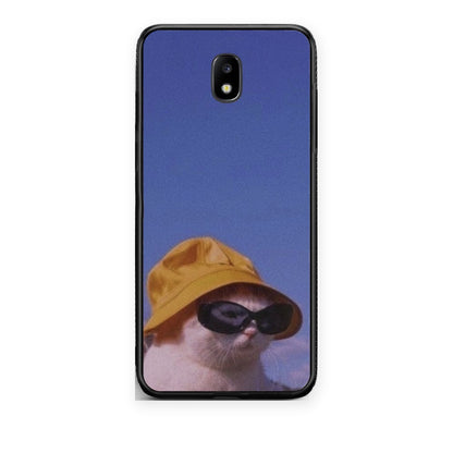 Θήκη Samsung Galaxy J5 2017 Cat Diva από τη Smartfits με σχέδιο στο πίσω μέρος και μαύρο περίβλημα | Samsung Galaxy J5 2017 Cat Diva case with colorful back and black bezels