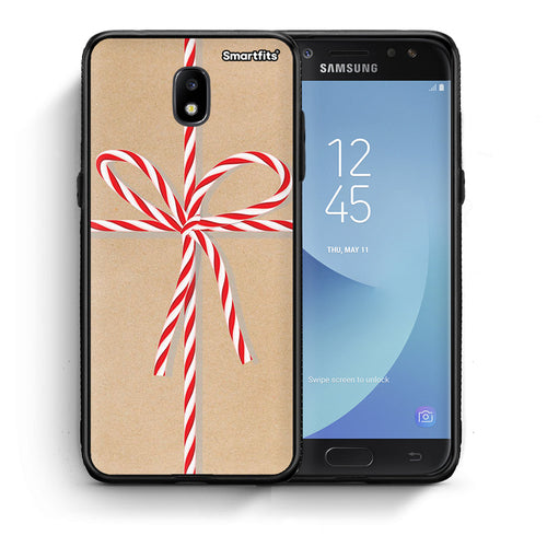 Θήκη Samsung J5 2017 Christmas Gift από τη Smartfits με σχέδιο στο πίσω μέρος και μαύρο περίβλημα | Samsung J5 2017 Christmas Gift case with colorful back and black bezels