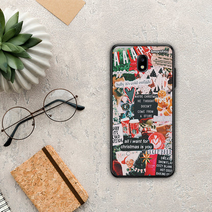 Christmas Happiness - Samsung Galaxy J7 2017 θήκη