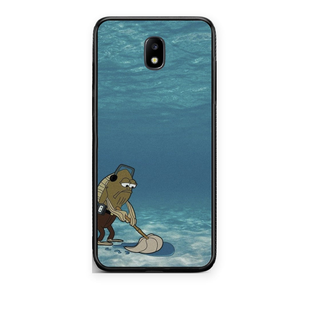 Θήκη Samsung Galaxy J5 2017 Clean The Ocean από τη Smartfits με σχέδιο στο πίσω μέρος και μαύρο περίβλημα | Samsung Galaxy J5 2017 Clean The Ocean case with colorful back and black bezels