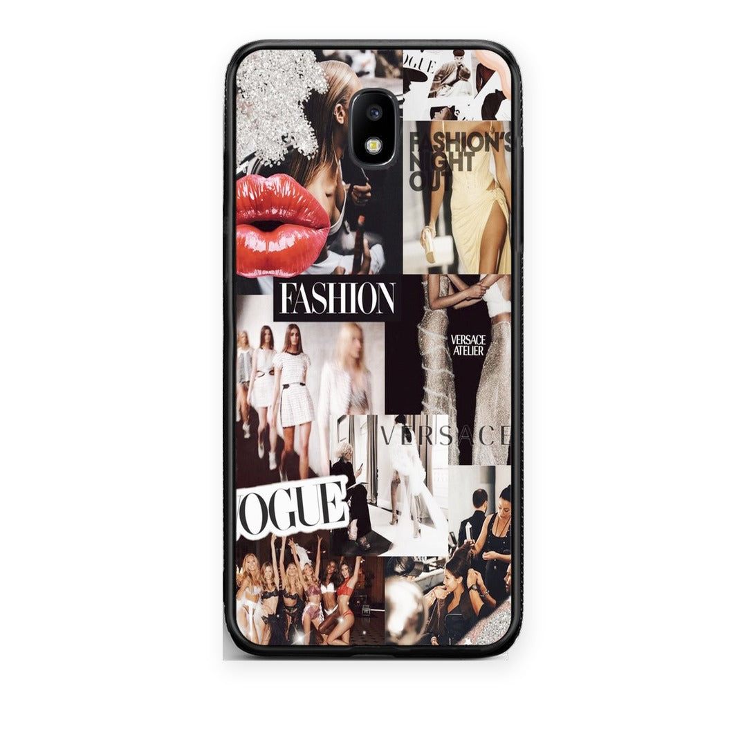 Θήκη Samsung Galaxy J5 2017 Collage Fashion από τη Smartfits με σχέδιο στο πίσω μέρος και μαύρο περίβλημα | Samsung Galaxy J5 2017 Collage Fashion case with colorful back and black bezels