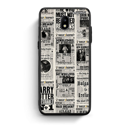 Samsung J5 2017 Harry Paper θήκη από τη Smartfits με σχέδιο στο πίσω μέρος και μαύρο περίβλημα | Smartphone case with colorful back and black bezels by Smartfits