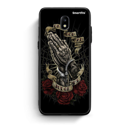 Samsung J5 2017 Judge By God θήκη από τη Smartfits με σχέδιο στο πίσω μέρος και μαύρο περίβλημα | Smartphone case with colorful back and black bezels by Smartfits