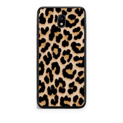 Θήκη Samsung Galaxy J5 2017 Leopard Print Tan Small από τη Smartfits με σχέδιο στο πίσω μέρος και μαύρο περίβλημα | Samsung Galaxy J5 2017 Leopard Print Tan Small case with colorful back and black bezels