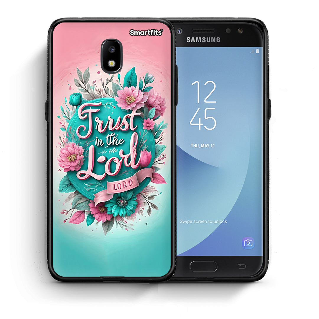 Θήκη Samsung J7 2017 Lord Trust από τη Smartfits με σχέδιο στο πίσω μέρος και μαύρο περίβλημα | Samsung J7 2017 Lord Trust case with colorful back and black bezels