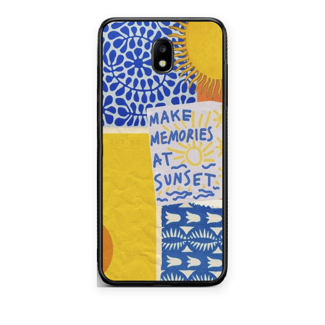 Θήκη Samsung Galaxy J5 2017 Sunset Memories από τη Smartfits με σχέδιο στο πίσω μέρος και μαύρο περίβλημα | Samsung Galaxy J5 2017 Sunset Memories case with colorful back and black bezels