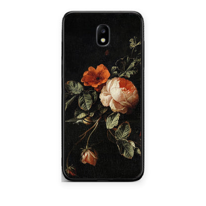 Θήκη Samsung Galaxy J5 2017 Vintage Roses από τη Smartfits με σχέδιο στο πίσω μέρος και μαύρο περίβλημα | Samsung Galaxy J5 2017 Vintage Roses case with colorful back and black bezels