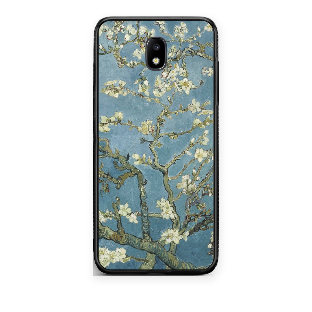Θήκη Samsung Galaxy J5 2017 White Blossoms από τη Smartfits με σχέδιο στο πίσω μέρος και μαύρο περίβλημα | Samsung Galaxy J5 2017 White Blossoms case with colorful back and black bezels