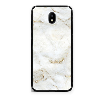 Θήκη Samsung Galaxy J5 2017 White Gold Marble από τη Smartfits με σχέδιο στο πίσω μέρος και μαύρο περίβλημα | Samsung Galaxy J5 2017 White Gold Marble case with colorful back and black bezels
