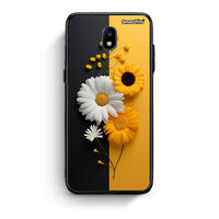 Thumbnail for Samsung J5 2017 Yellow Daisies θήκη από τη Smartfits με σχέδιο στο πίσω μέρος και μαύρο περίβλημα | Smartphone case with colorful back and black bezels by Smartfits