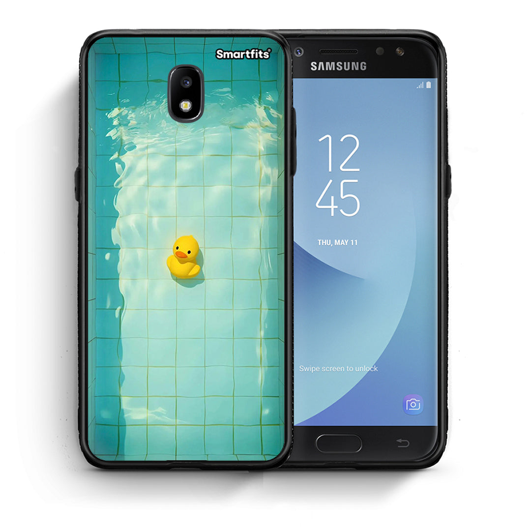 Θήκη Samsung J5 2017 Yellow Duck από τη Smartfits με σχέδιο στο πίσω μέρος και μαύρο περίβλημα | Samsung J5 2017 Yellow Duck case with colorful back and black bezels