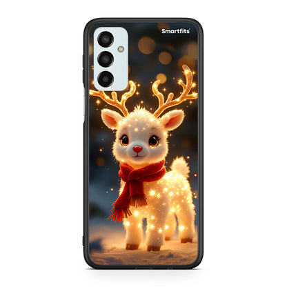 Samsung M13 Christmas Cutie θήκη από τη Smartfits με σχέδιο στο πίσω μέρος και μαύρο περίβλημα | Smartphone case with colorful back and black bezels by Smartfits
