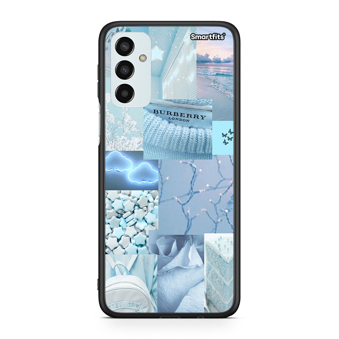 Samsung M13 Ciel Aesthetic Collage θήκη από τη Smartfits με σχέδιο στο πίσω μέρος και μαύρο περίβλημα | Smartphone case with colorful back and black bezels by Smartfits