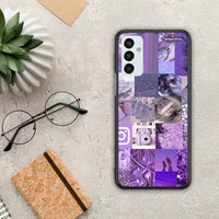 Thumbnail for Purple Aesthetic Collage - Samsung Galaxy M13 θήκη