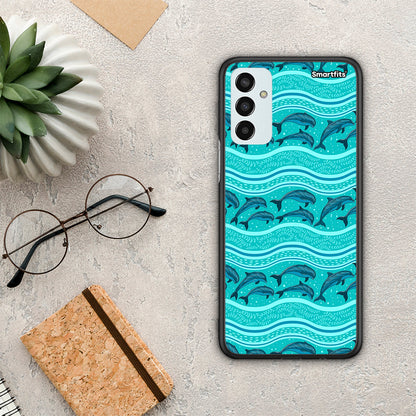 Swimming Dolphins - Samsung Galaxy M13 θήκη