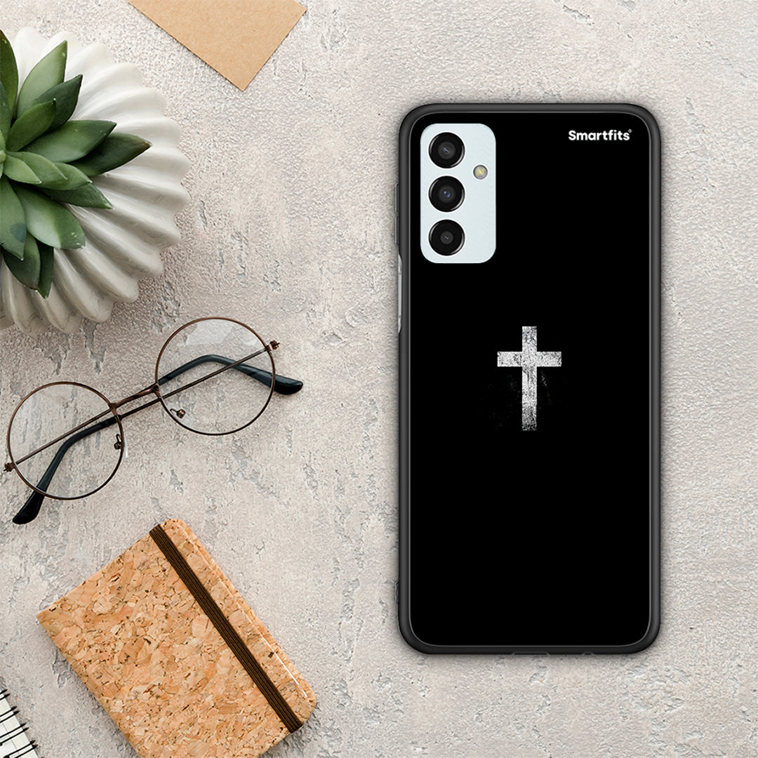 White Cross - Samsung Galaxy M13 θήκη