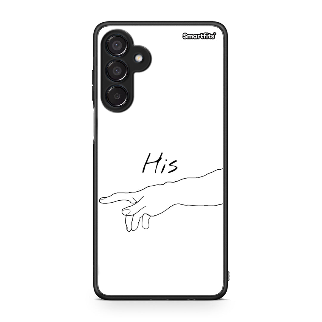 Samsung Galaxy M15 Aeshetic Love 2 Θήκη Αγίου Βαλεντίνου από τη Smartfits με σχέδιο στο πίσω μέρος και μαύρο περίβλημα | Smartphone case with colorful back and black bezels by Smartfits
