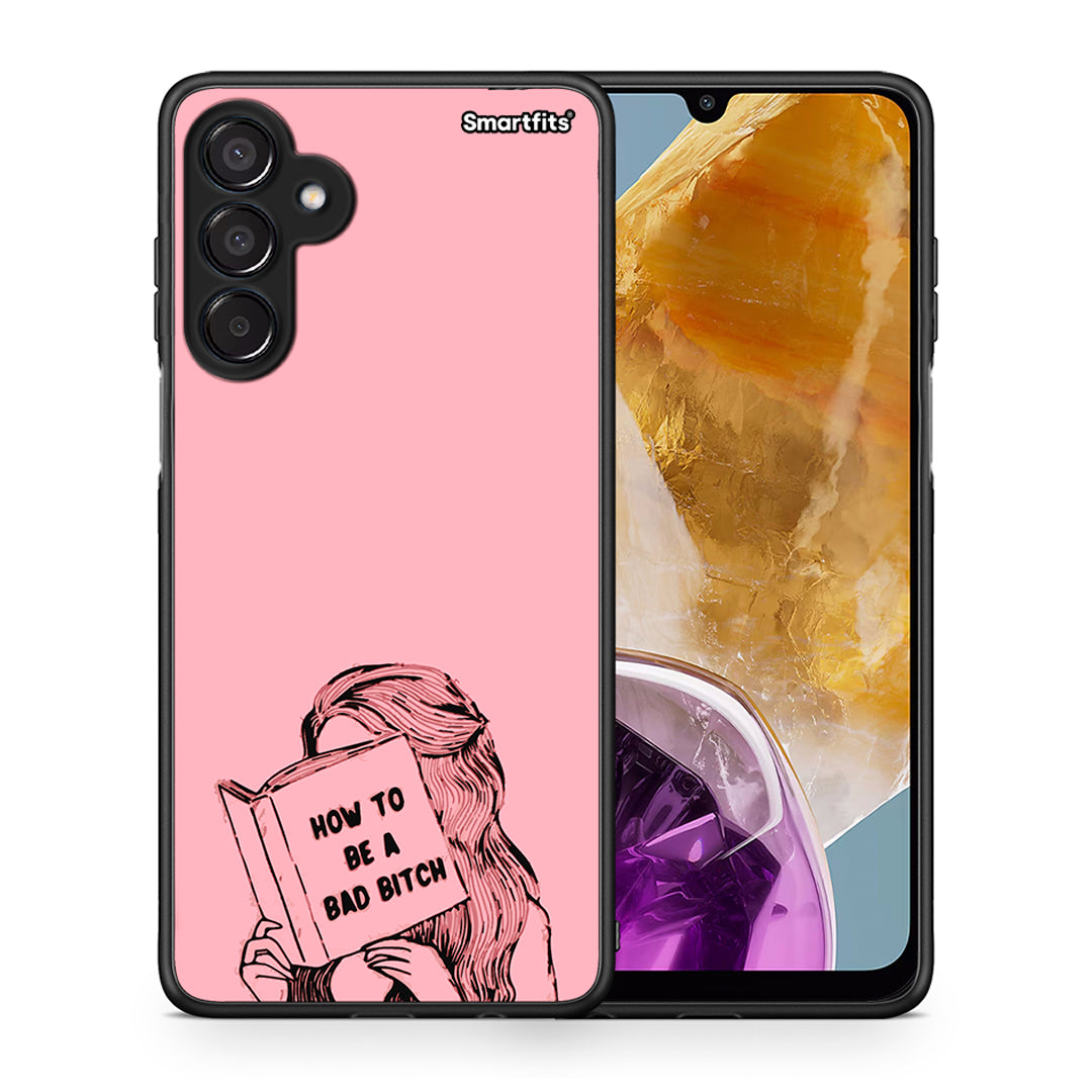 Θήκη Samsung Galaxy M15 Bad Bitch από τη Smartfits με σχέδιο στο πίσω μέρος και μαύρο περίβλημα | Samsung Galaxy M15 Bad Bitch case with colorful back and black bezels