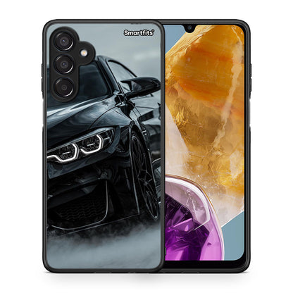 Θήκη Samsung Galaxy M15 Black BMW από τη Smartfits με σχέδιο στο πίσω μέρος και μαύρο περίβλημα | Samsung Galaxy M15 Black BMW case with colorful back and black bezels