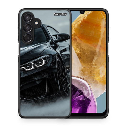 Θήκη Samsung Galaxy M15 Black BMW από τη Smartfits με σχέδιο στο πίσω μέρος και μαύρο περίβλημα | Samsung Galaxy M15 Black BMW case with colorful back and black bezels