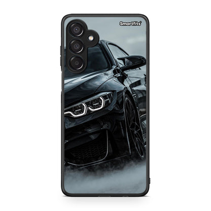 Samsung Galaxy M15 Black BMW θήκη από τη Smartfits με σχέδιο στο πίσω μέρος και μαύρο περίβλημα | Smartphone case with colorful back and black bezels by Smartfits