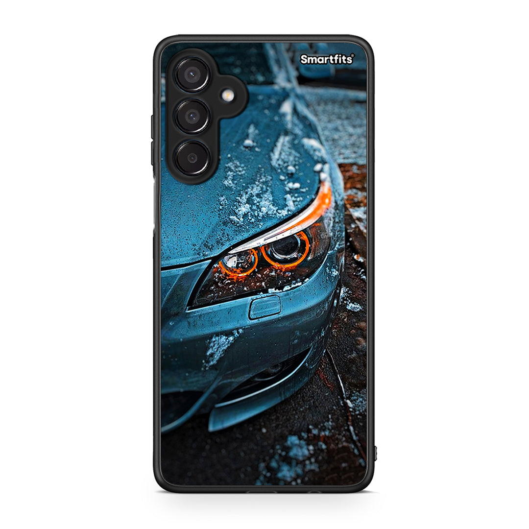 Samsung Galaxy M15 Bmw E60 Θήκη από τη Smartfits με σχέδιο στο πίσω μέρος και μαύρο περίβλημα | Smartphone case with colorful back and black bezels by Smartfits