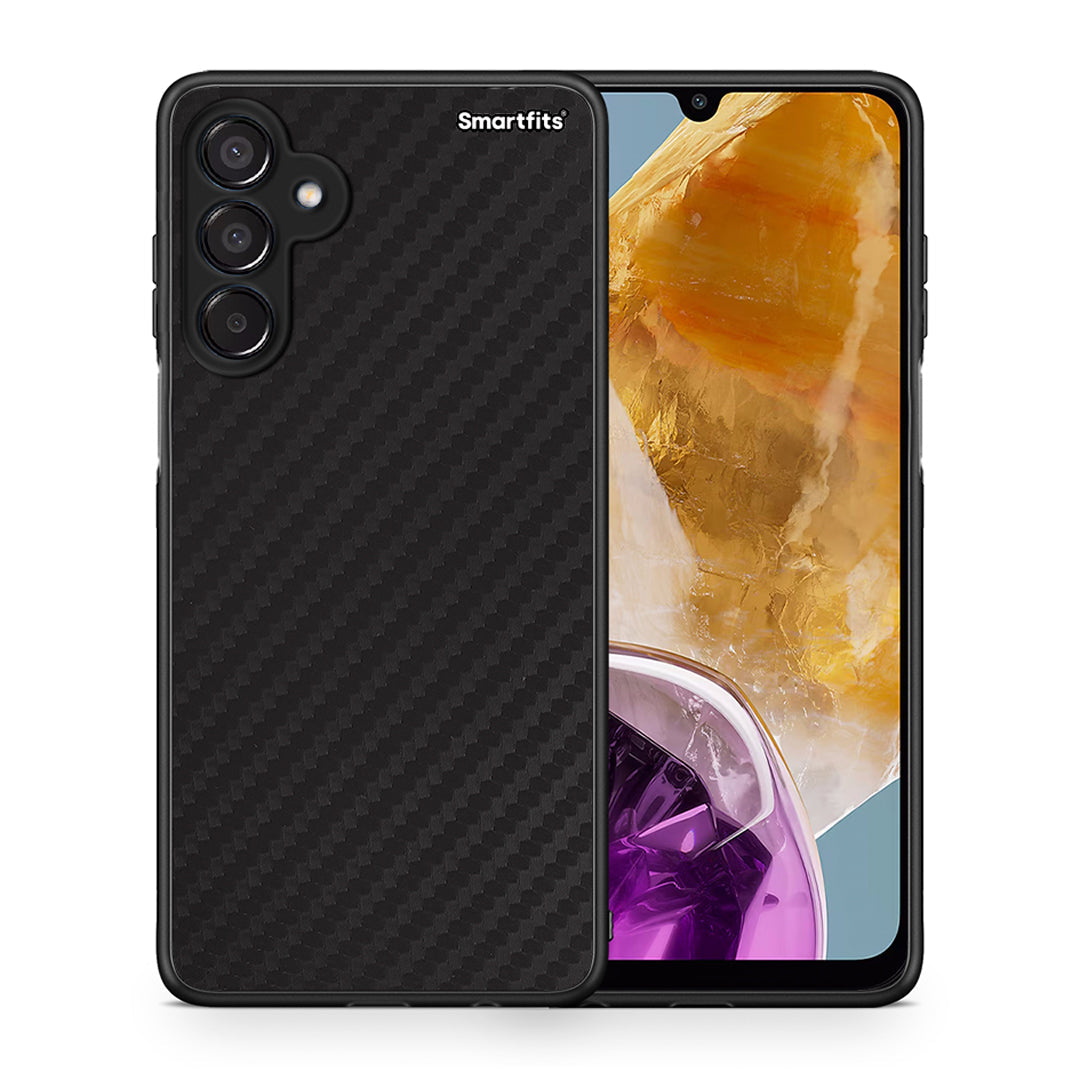 Θήκη Samsung Galaxy M15 Carbon Black από τη Smartfits με σχέδιο στο πίσω μέρος και μαύρο περίβλημα | Samsung Galaxy M15 Carbon Black case with colorful back and black bezels