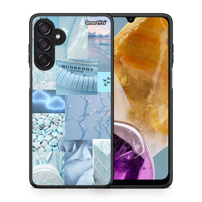 Θήκη Samsung Galaxy M15 Ciel Aesthetic Collage από τη Smartfits με σχέδιο στο πίσω μέρος και μαύρο περίβλημα | Samsung Galaxy M15 Ciel Aesthetic Collage case with colorful back and black bezels