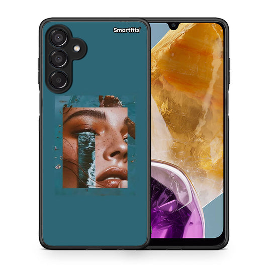Θήκη Samsung Galaxy M15 Cry An Ocean από τη Smartfits με σχέδιο στο πίσω μέρος και μαύρο περίβλημα | Samsung Galaxy M15 Cry An Ocean case with colorful back and black bezels