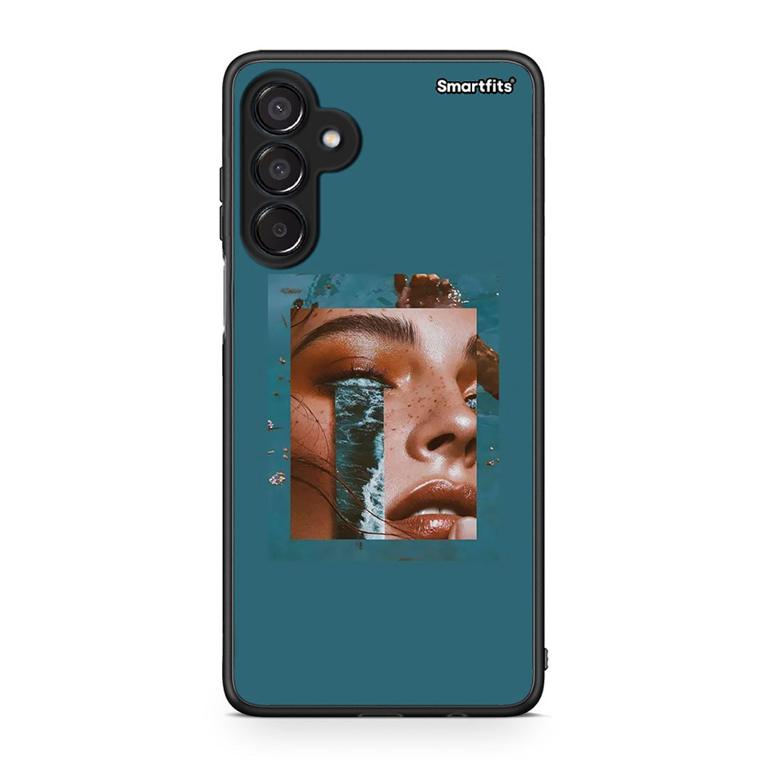 Samsung Galaxy M15 Cry An Ocean θήκη από τη Smartfits με σχέδιο στο πίσω μέρος και μαύρο περίβλημα | Smartphone case with colorful back and black bezels by Smartfits