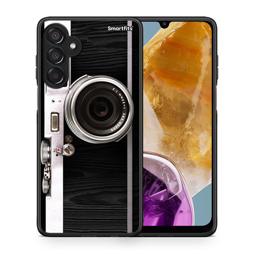 Θήκη Samsung Galaxy M15 Emily In Paris από τη Smartfits με σχέδιο στο πίσω μέρος και μαύρο περίβλημα | Samsung Galaxy M15 Emily In Paris case with colorful back and black bezels