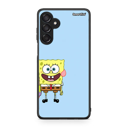 Samsung Galaxy M15 Friends Bob θήκη από τη Smartfits με σχέδιο στο πίσω μέρος και μαύρο περίβλημα | Smartphone case with colorful back and black bezels by Smartfits