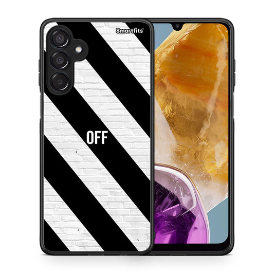 Θήκη Samsung Galaxy M15 Get Off από τη Smartfits με σχέδιο στο πίσω μέρος και μαύρο περίβλημα | Samsung Galaxy M15 Get Off case with colorful back and black bezels