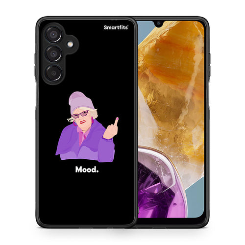 Θήκη Samsung Galaxy M15 Grandma Mood Black από τη Smartfits με σχέδιο στο πίσω μέρος και μαύρο περίβλημα | Samsung Galaxy M15 Grandma Mood Black case with colorful back and black bezels