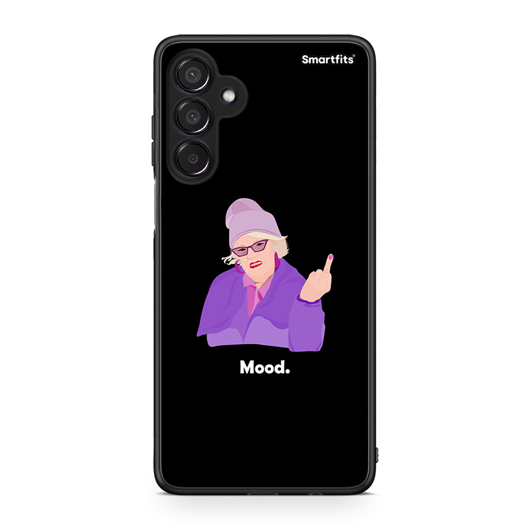 Samsung Galaxy M15 Grandma Mood Black θήκη από τη Smartfits με σχέδιο στο πίσω μέρος και μαύρο περίβλημα | Smartphone case with colorful back and black bezels by Smartfits