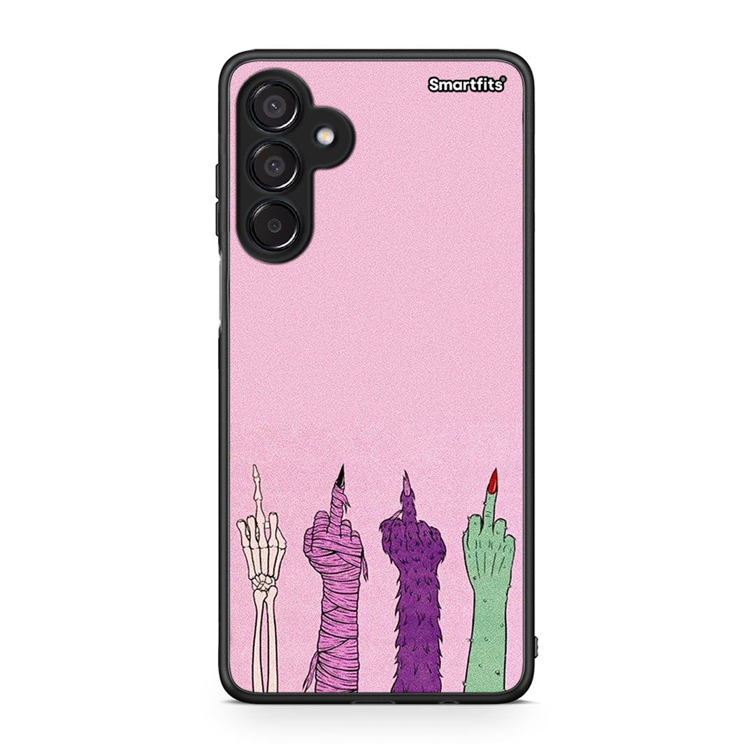 Samsung Galaxy M15 Halloween Be A Lady Θήκη από τη Smartfits με σχέδιο στο πίσω μέρος και μαύρο περίβλημα | Smartphone case with colorful back and black bezels by Smartfits