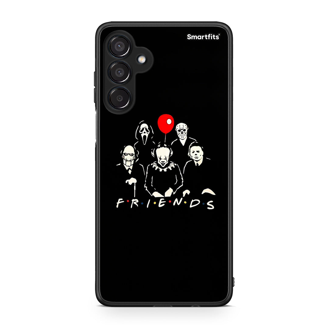 Samsung Galaxy M15 Halloween Friends Θήκη από τη Smartfits με σχέδιο στο πίσω μέρος και μαύρο περίβλημα | Smartphone case with colorful back and black bezels by Smartfits