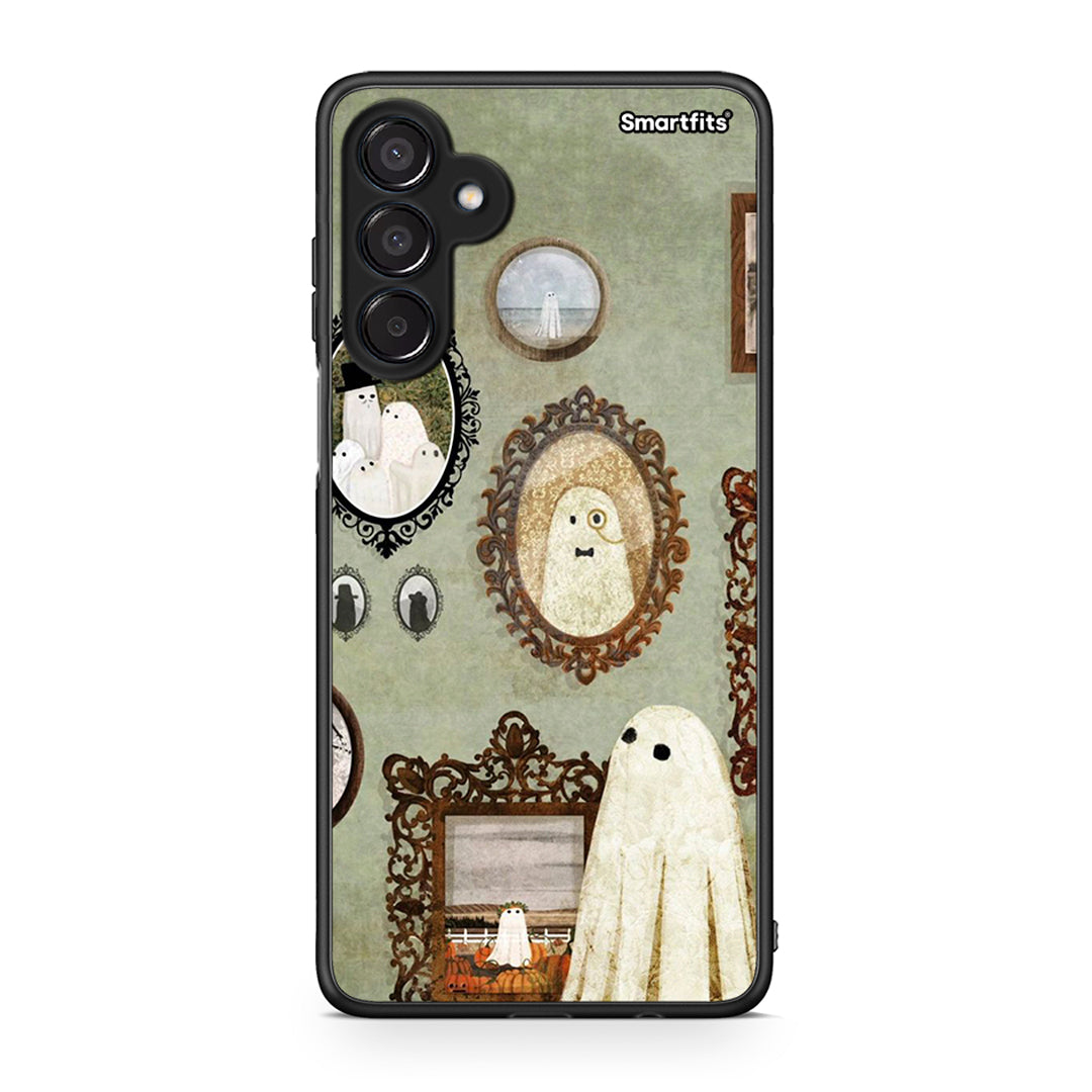 Samsung Galaxy M15 Halloween Ghost Season Θήκη από τη Smartfits με σχέδιο στο πίσω μέρος και μαύρο περίβλημα | Smartphone case with colorful back and black bezels by Smartfits