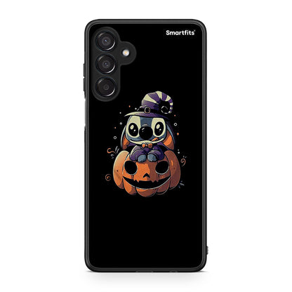 Samsung Galaxy M15 Halloween Stitch θήκη από τη Smartfits με σχέδιο στο πίσω μέρος και μαύρο περίβλημα | Smartphone case with colorful back and black bezels by Smartfits