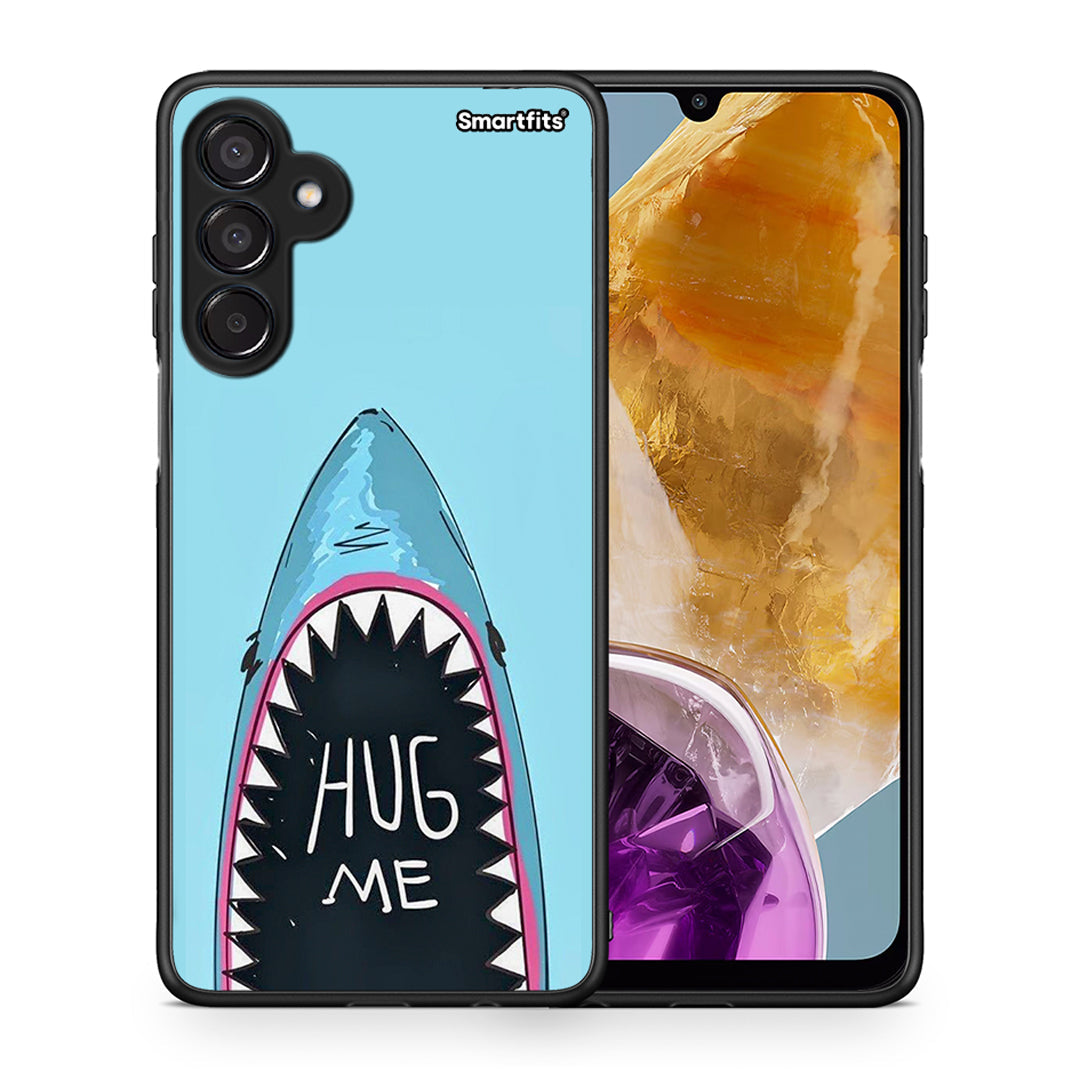 Θήκη Samsung Galaxy M15 Hug Me από τη Smartfits με σχέδιο στο πίσω μέρος και μαύρο περίβλημα | Samsung Galaxy M15 Hug Me case with colorful back and black bezels