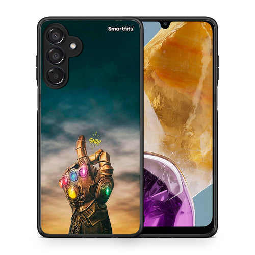 Θήκη Samsung Galaxy M15 Infinity Snap από τη Smartfits με σχέδιο στο πίσω μέρος και μαύρο περίβλημα | Samsung Galaxy M15 Infinity Snap case with colorful back and black bezels