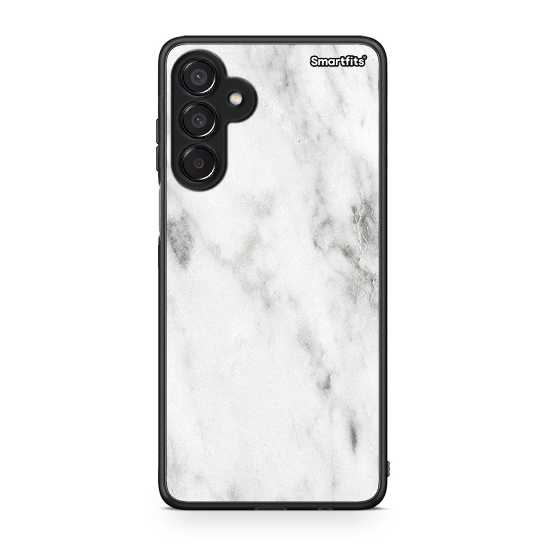 2 - Samsung Galaxy M15 White marble case, cover, bumper