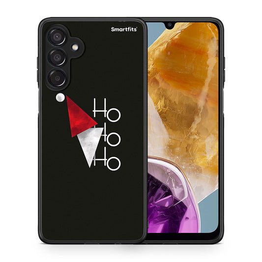 Θήκη Samsung Galaxy M15 Minimal Christmas από τη Smartfits με σχέδιο στο πίσω μέρος και μαύρο περίβλημα | Samsung Galaxy M15 Minimal Christmas case with colorful back and black bezels
