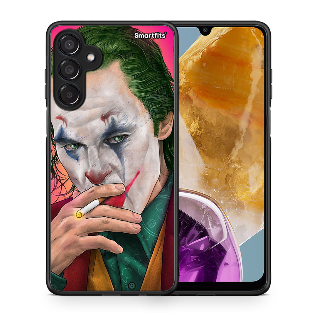 Θήκη Samsung Galaxy M15 JokesOnU PopArt από τη Smartfits με σχέδιο στο πίσω μέρος και μαύρο περίβλημα | Samsung Galaxy M15 JokesOnU PopArt case with colorful back and black bezels