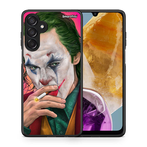 Θήκη Samsung Galaxy M15 JokesOnU PopArt από τη Smartfits με σχέδιο στο πίσω μέρος και μαύρο περίβλημα | Samsung Galaxy M15 JokesOnU PopArt case with colorful back and black bezels