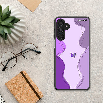 Purple Mariposa - Samsung Galaxy M15 θήκη