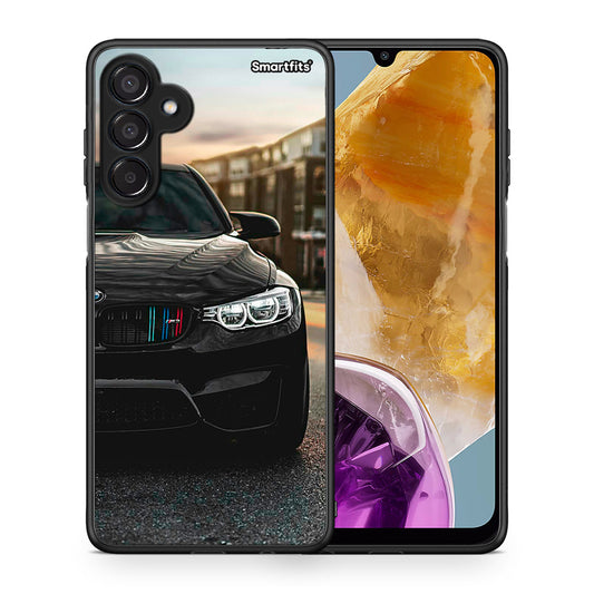 Θήκη Samsung Galaxy M15 M3 Racing από τη Smartfits με σχέδιο στο πίσω μέρος και μαύρο περίβλημα | Samsung Galaxy M15 M3 Racing case with colorful back and black bezels