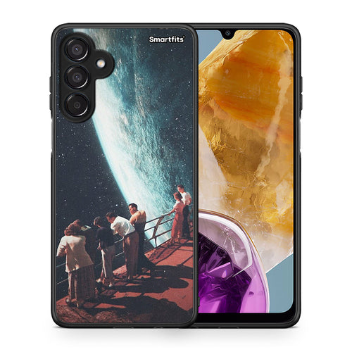 Θήκη Samsung Galaxy M15 Surreal View από τη Smartfits με σχέδιο στο πίσω μέρος και μαύρο περίβλημα | Samsung Galaxy M15 Surreal View case with colorful back and black bezels