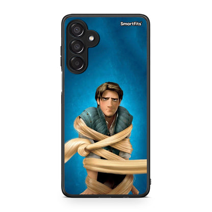 Samsung Galaxy M15 Tangled 1 Θήκη Αγίου Βαλεντίνου από τη Smartfits με σχέδιο στο πίσω μέρος και μαύρο περίβλημα | Smartphone case with colorful back and black bezels by Smartfits